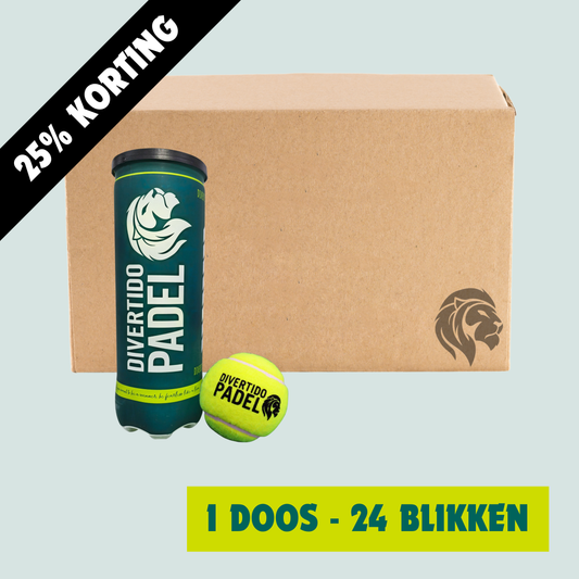 Padelballen - doos (24 blikken à 3 stuks)