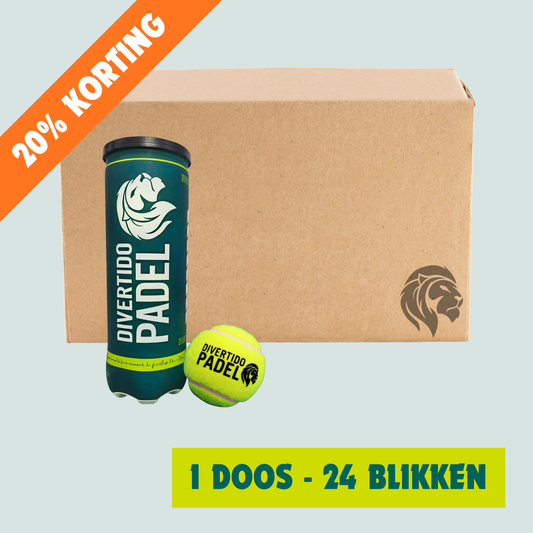 Padelballen - doos (24 blikken à 3 stuks)