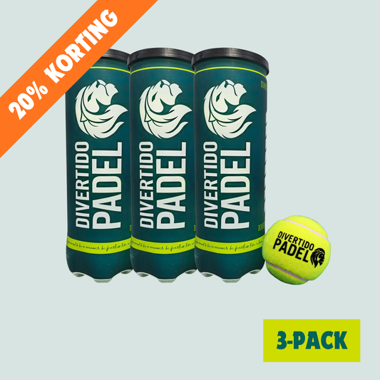 Padelballen - 3-pack (3 blikken)