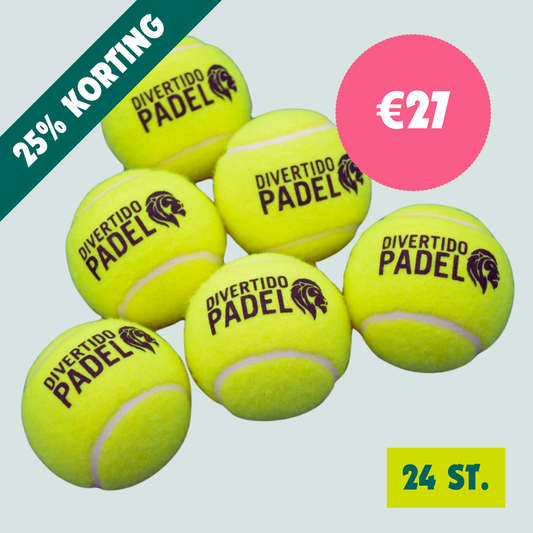 Trainingsballen - zak (24 stuks)